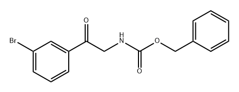 2-(3-Bromo-phenyl)-2-oxo-ethyl]-carbamic acid benzyl ester