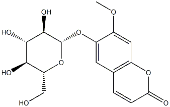 6-甲氧基香豆素-7-0-beta-D-吡喃葡萄糖苷
