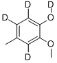 2-Methoxy-4-methylphenol-3,5,6-d3,OD