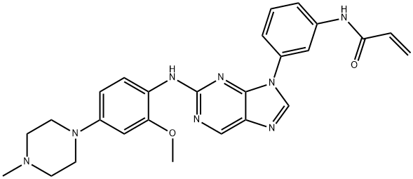 N-(3-(2-((2-Methoxy-4-(4-methylpiperazin-1-yl)phenyl)amino)-9H-purin-9-yl)phenyl)acrylamide