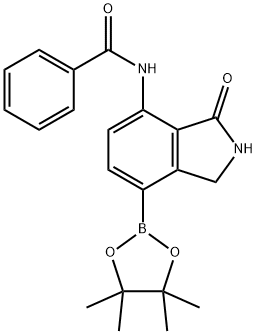 N-(3-oxo-7-(4,4,5,5-tetramethyl-1,3,2-dioxaborolan-2-yl)isoindolin-4-yl)benzamide