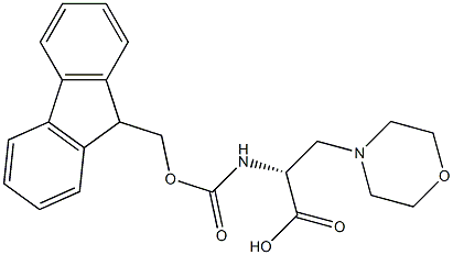 (R)-2-((((9H-Fluoren-9-yl)methoxy)carbonyl)amino)-3-morpholinopropanoicacid