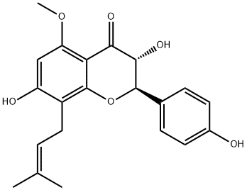 (2R;3R)-3;7;4'-三羟基-5-甲氧基-8-异戊烯基二氢黄酮