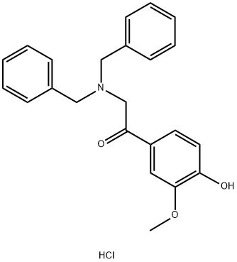 2-(二苯甲基氨基)-4′-羟基-3′-甲氧基苯乙酮 盐酸盐