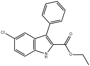 5-氯-3-苯基-1H-吲哚-2-甲酸乙酯