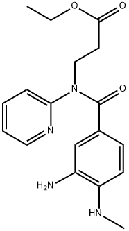 Ethyl 3-(3-amino-4-(methylamino)-N-(pyridin-2-yl)benzamido)propanoate