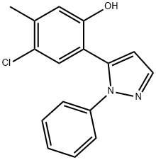 5-(5-氯-2-羟基-4-甲基苯基)-1-苯基吡唑