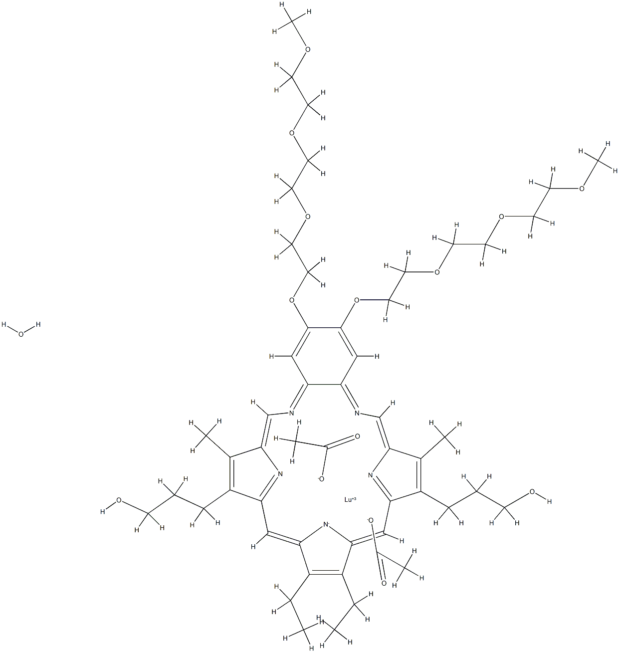Motexafin Lutetium Hydrate