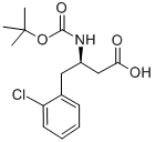 (R)-N-叔丁氧羰基-3-氨基-4-(2-氯苯基)丁酸