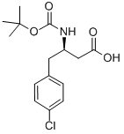 (R)-N-叔丁氧羰基-3-氨基-4-(4-氯苯基)丁酸