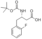 (S)-N-叔丁氧羰基-3-氨基-4-(2-氟苯基)丁酸