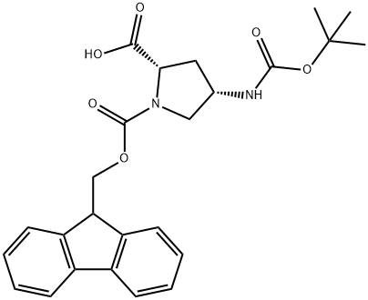 BOC-(2S,4S)-4-氨基-1-FMOC-吡咯烷-2-羧酸