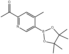 1-(4-methyl-5-(4,4,5,5-tetramethyl-1,3,2-dioxaborolan-2-yl)pyridin-2-yl)ethan-1-one