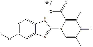 Ammonium 1-(6-methoxy-1H-benzo[d]imidazol-2-yl)-3,5-dimethyl-4-oxo-1,4-dihydropyridine-2-carboxylate