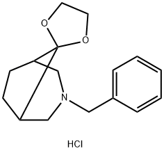 (1R,5S)-3-benzyl-3-azaspiro[bicyclo[3.2.1]octane-8,2'-[1,3]dioxolane] hydrochloride