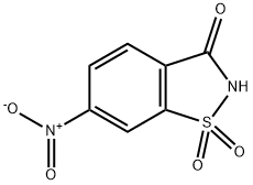 6-硝基-1,2-苯并异噻唑啉-3-酮 1,1-二氧化物