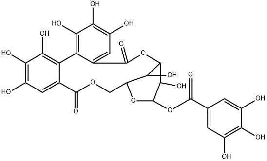 β-D-Glucopyranose,cyclic3,6-[(1R)-4,4',5,5',6,6'-hexahydroxy[1,1'-biphenyl]-2,2'-dicarboxylate]1-(3,4,5-trihydroxybenzoate)