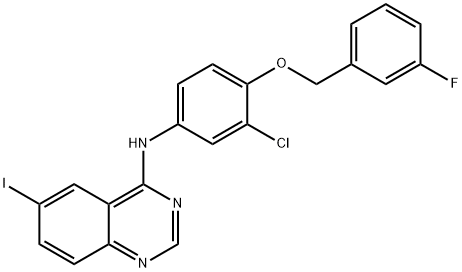 N-[3-氯-4-(3-氟苄氧基)苯基]-6-碘喹唑啉-4-胺
