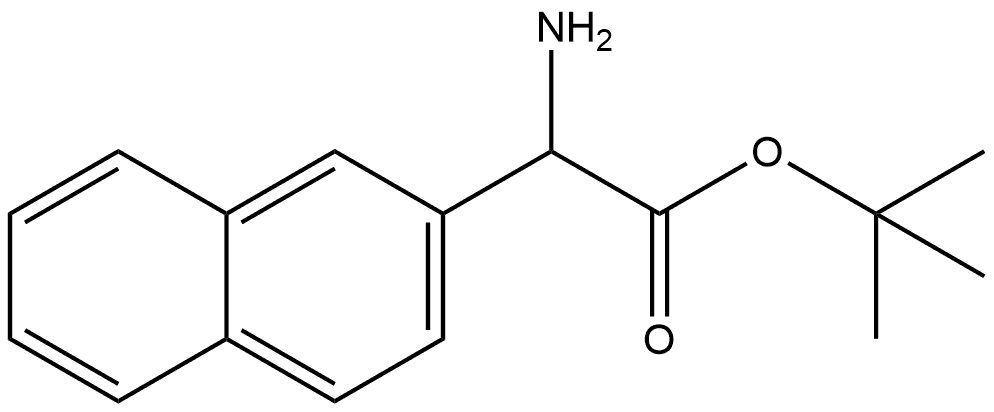Amino-naphthalen-2-yl-acetic acid tert-butyl ester