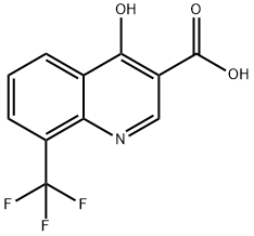 4-Hydroxy-8-(trifluoromethyl)quinoline-3-carboxylic acid