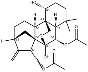 Trichokaurin; 7,20-环氧贝壳杉-16-烯-1beta,6beta,7beta,15beta-四醇 6,15-二乙酸酯