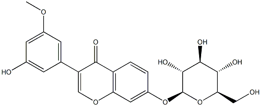 3'-甲氧基-5'-羟基异黄酮-7-O-&beta;-D-葡萄糖苷