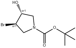trans-3-Bromo-4-hydroxy-pyrrolidine-1-carboxylic acid tert-butyl ester