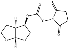1-[[[(3R,3aS,6aR)-hexahydrofuro[2,3-b]furan-3-yloxy]carbonyl]oxy]pyrrolidine-2,5-dione