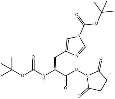 Boc-his(1-boc)-osu