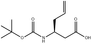 Boc-(S)-3-氨基-5-己烯酸