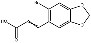 2-溴-4,5-亚甲基二氧肉桂酸,97%