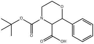 2-Phenyl-morpholine-3,4-dicarboxylic acid 4-tert-butyl ester