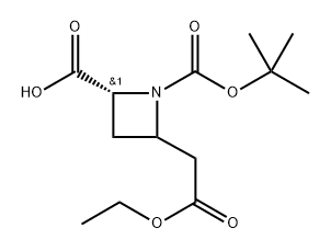 cis-4-Ethoxycarbonylmethyl-azetidine-1,2-dicarboxylic acid 1-tert-butyl ester