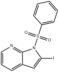 1-苯磺酰基-2-碘-7-氮杂吲哚