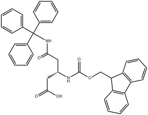 (3S)-3-(芴甲氧羰基氨基)-5-氧代-5-(三苯甲基氨基)戊酸