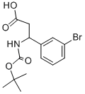 N-叔丁氧羰基-3-氨基-3-(3'-溴苯基)丙酸