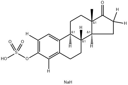 Sodium Estrone-2,4,16,16-d4 Sulfate (stabilized with TRIS, 50% w/w)