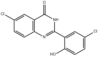 6-氯-2-(5-氯-2-羟基苯基)-4(3H)-喹唑酮; ELF 97 醇