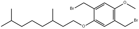 2,5-双(溴甲基)-1-甲氧基-4-(3′,7′-二甲基辛氧基)苯