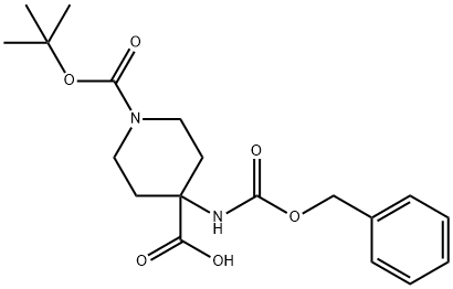 4-苄氧基羰基氨基哌啶-1,4-二甲酸单叔丁基酯