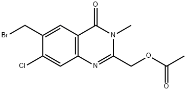 (6-(溴甲基)-7-氯-3-甲基-4-氧代-3,4-二氢喹唑啉-2-基)乙酸甲酯