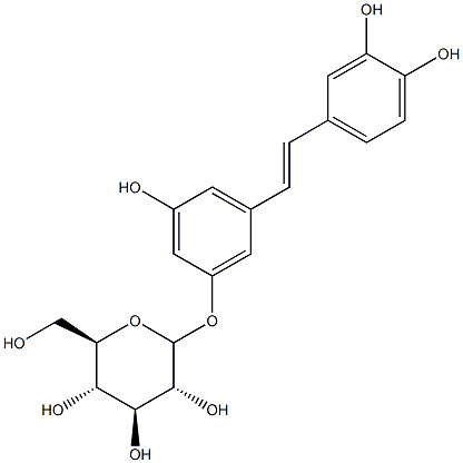 曲札芪苷;白皮杉醇葡萄糖苷;Astringin