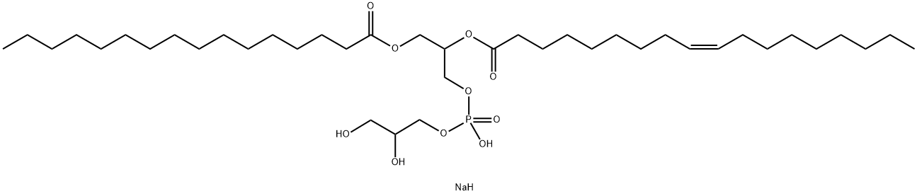 1-棕榈酰-2-油烯基-sn-甘油-3-磷酰-rac-(1-甘油)钠盐