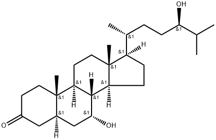 (5S,7R,8R,9S,10S,13R,14S,17R)-7-羟基-17-((2R,5R)-5-羟基-6-甲基庚-2-基)-10,13-二甲基十四氢-1H-环戊二烯并[a]菲-3(2H)-酮