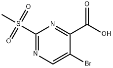 2-甲砜基-5-溴-4-嘧啶甲酸