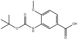 3-(叔丁氧基羰基氨基)-4-甲氧基苯甲酸