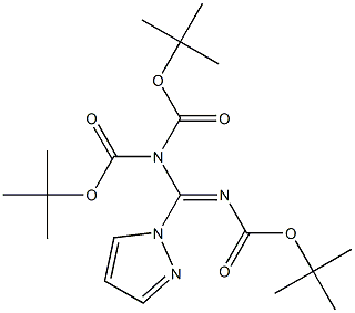 (Z)-Tert-butyltert-butoxycarbonyl(((tert-butoxycarbonyl)imino)(1H-pyrazol-1-yl)methyl)carbamate