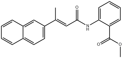 (E)-2-(3-(萘-2-基)丁-2-烯酰氨基)苯甲酸甲酯