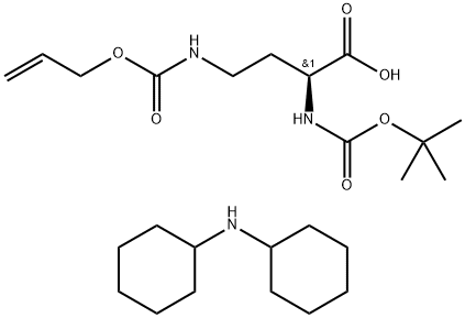 N-叔丁氧羰基-N'-烯丙氧基羰基-L-2,4-二氨基丁酸二环己胺盐