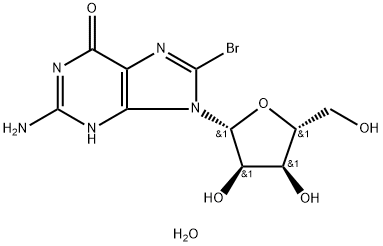 2-氨基-8-溴-9-[(2R,3R,4S,5R)-3,4-二羟基-5-(羟甲基)氧代烷-2-基]-1H-嘌呤-6-酮水合物
